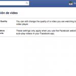 Reproducción automática de vídeos en Facebook